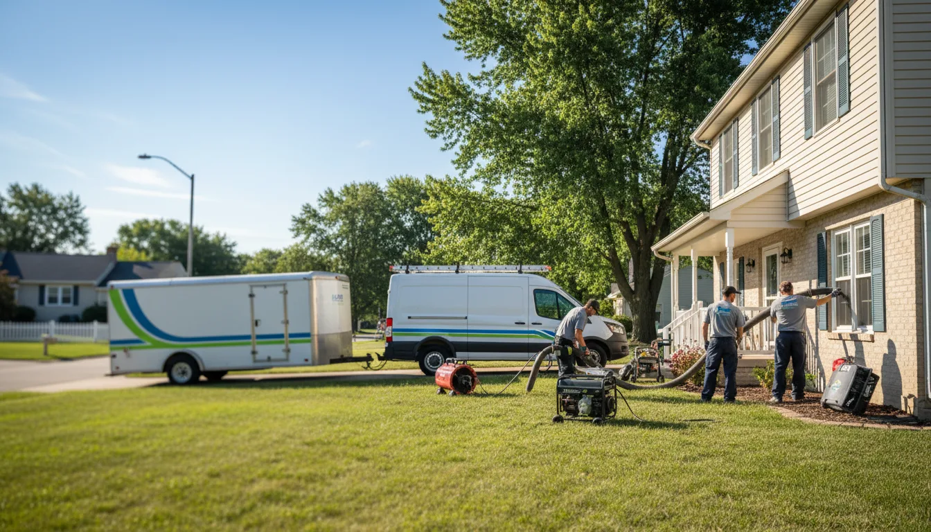 Flooded Basement Restoration And Cleanup With Repair in Boys Town, NE near me